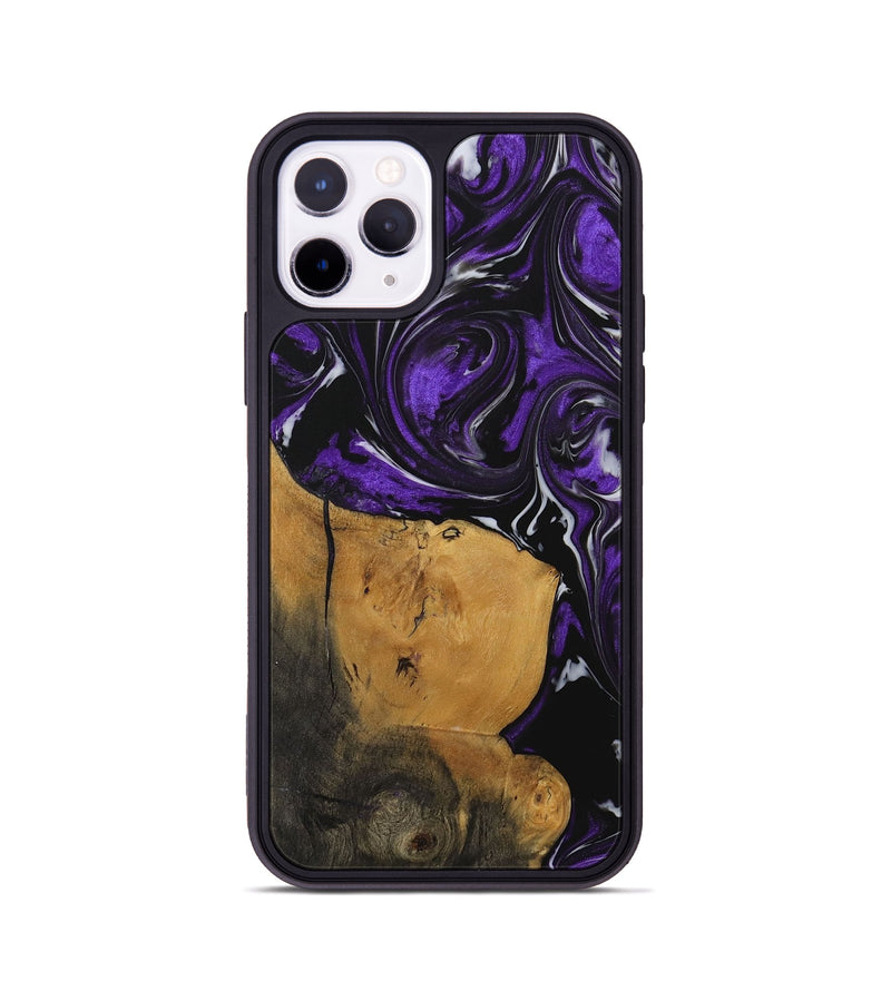 iPhone 11 Pro Wood Phone Case - Schell (Purple, 729413)