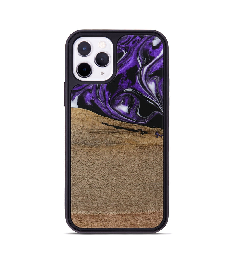 iPhone 11 Pro Wood Phone Case - Zadie (Purple, 729416)