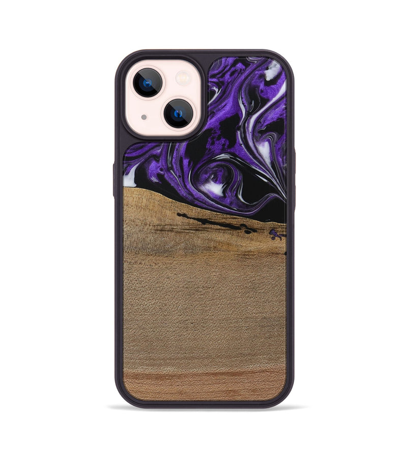 iPhone 14 Wood Phone Case - Zadie (Purple, 729416)