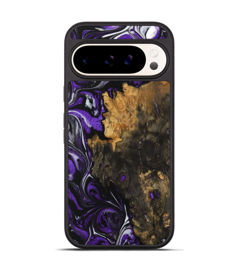 Pixel 9 Pro Wood Phone Case - Maaike (Purple, 729430)