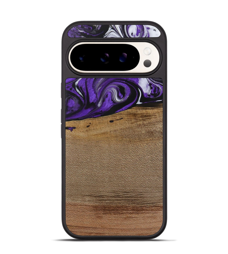 Pixel 9 Pro Wood Phone Case - Cleon (Purple, 729432)