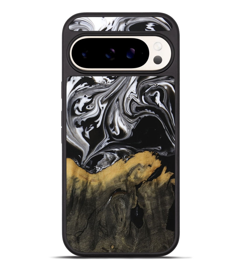 Pixel 9 Pro XL Wood Phone Case - Deegan (Black & White, 729438)