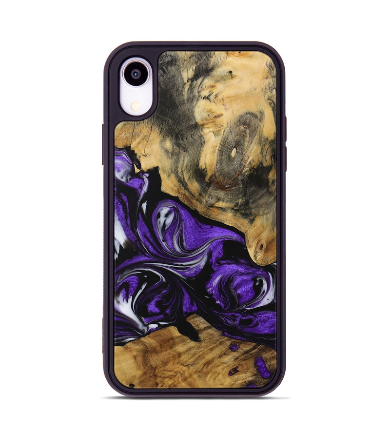 iPhone Xr Wood Phone Case - Darlyne (Purple, 729441)