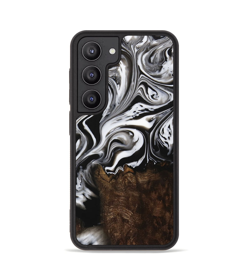 Galaxy S23 Wood Phone Case - LeRoy (Black & White, 729442)