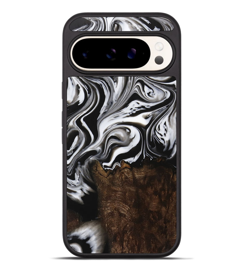 Pixel 9 Pro XL Wood Phone Case - LeRoy (Black & White, 729442)