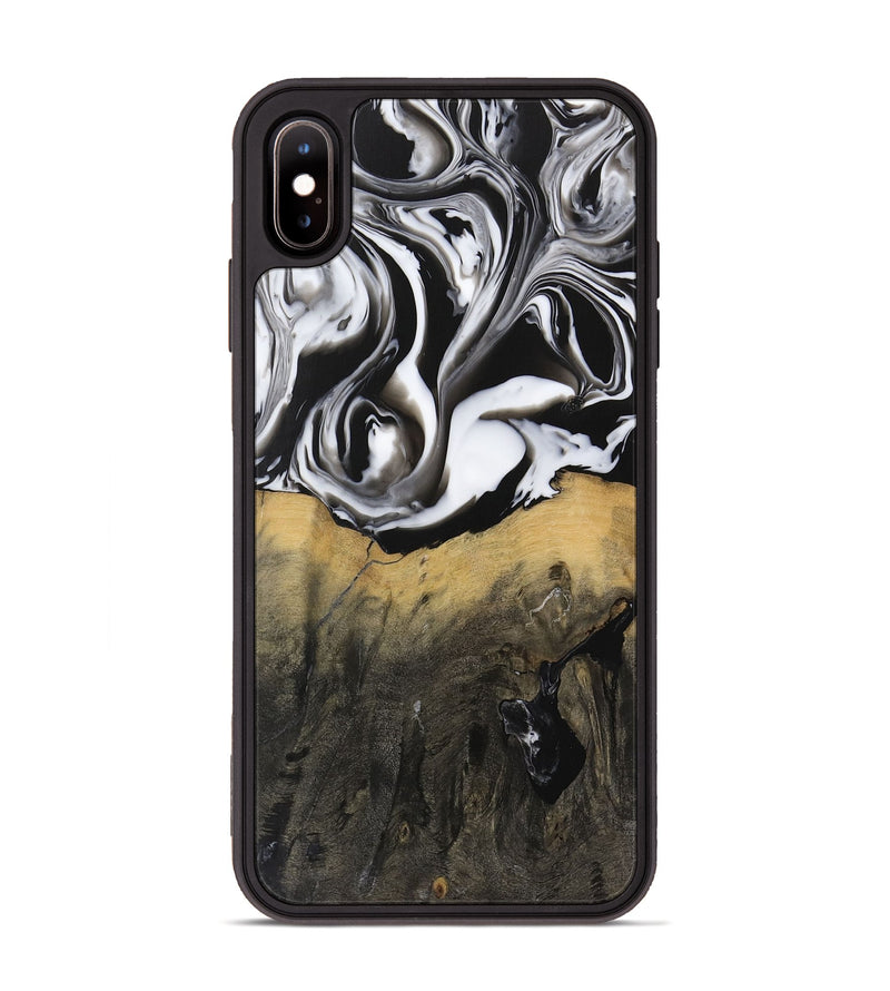 iPhone Xs Max Wood Phone Case - Kirby (Black & White, 729445)