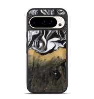 Pixel 9 Wood Phone Case - Kirby (Black & White, 729445)