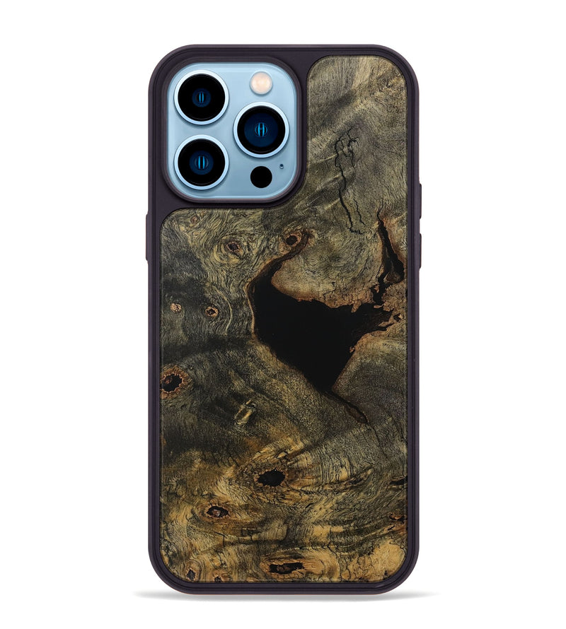 iPhone 14 Pro Max Wood Phone Case - Annabal (Wood Burl, 729449)