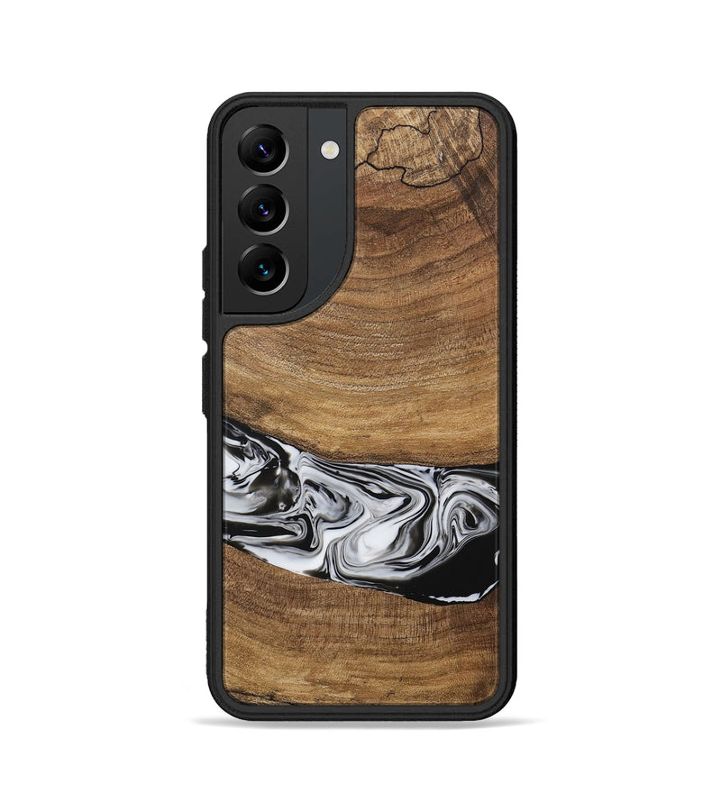 Galaxy S22 Wood Phone Case - Ertan (Black & White, 729451)