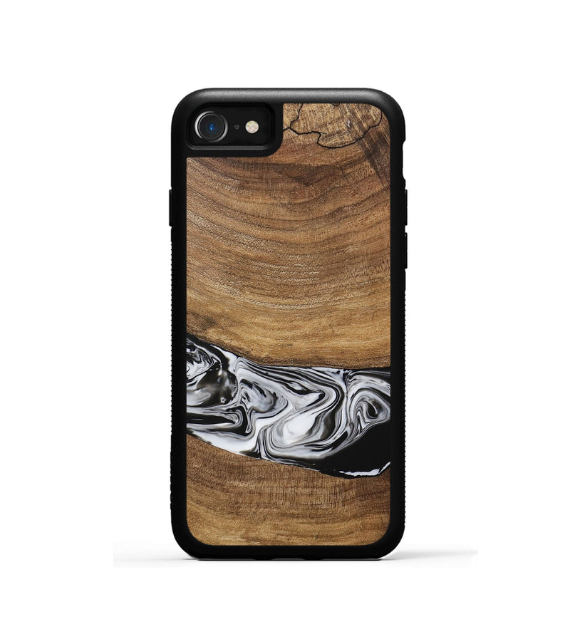 iPhone SE Wood Phone Case - Ertan (Black & White, 729451)