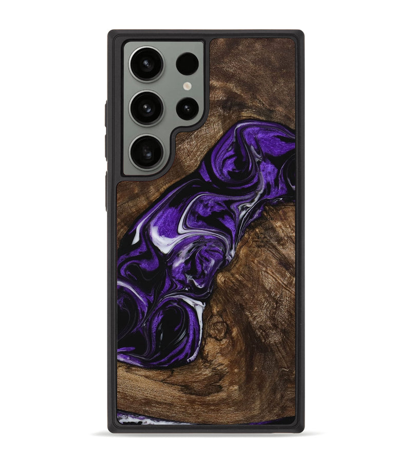 Galaxy S23 Ultra Wood Phone Case - Horton (Purple, 729456)