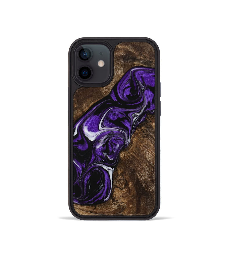 iPhone 12 mini Wood Phone Case - Horton (Purple, 729456)