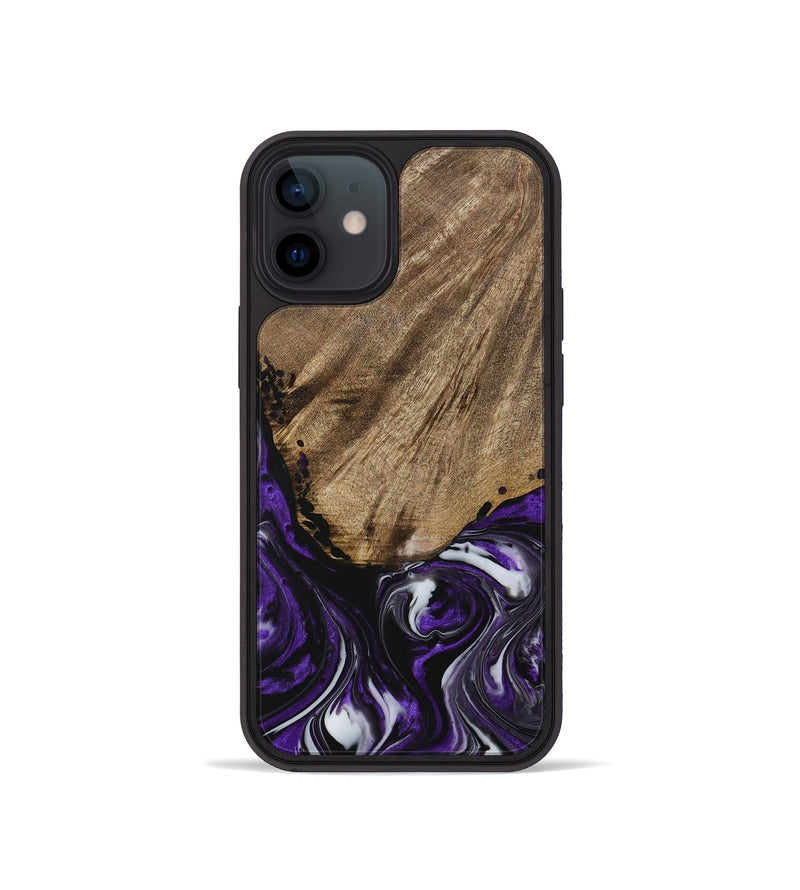 iPhone 12 mini Wood Phone Case - Andrzej (Purple, 729463)