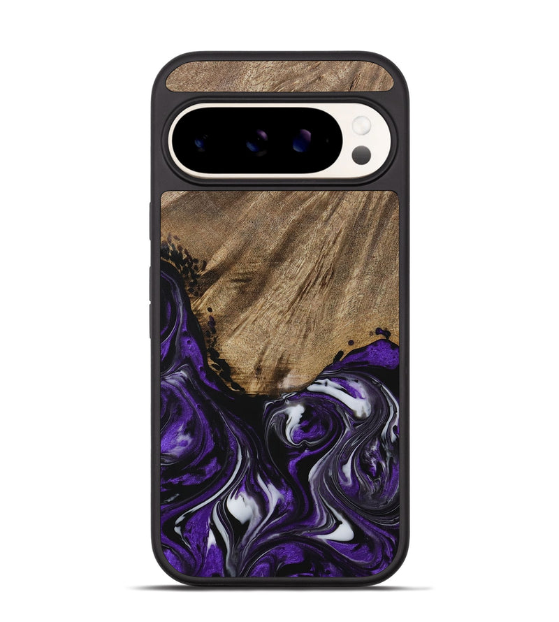 Pixel 9 Pro Wood Phone Case - Andrzej (Purple, 729463)