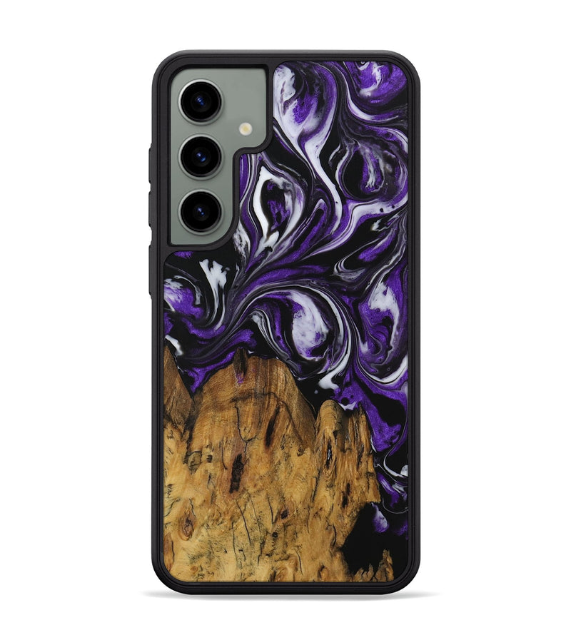 Galaxy S24 Plus Wood Phone Case - Four (Purple, 729464)