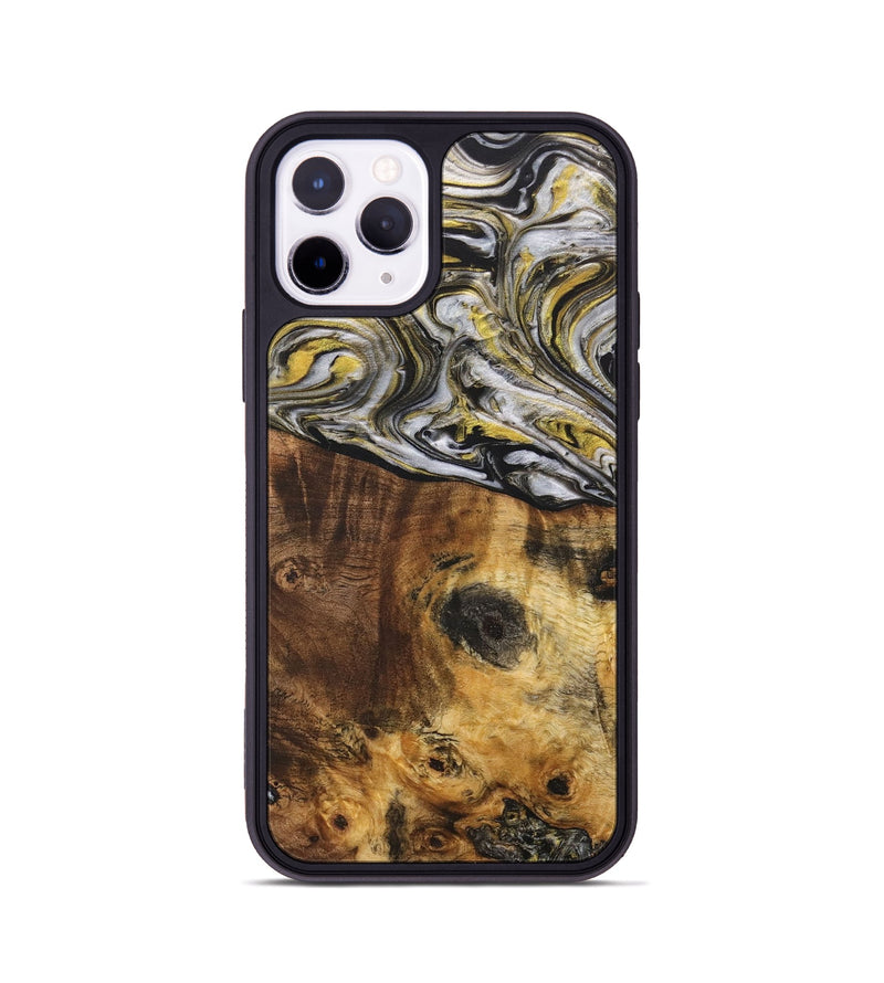 iPhone 11 Pro Wood Phone Case - Nari (Black & White, 729481)