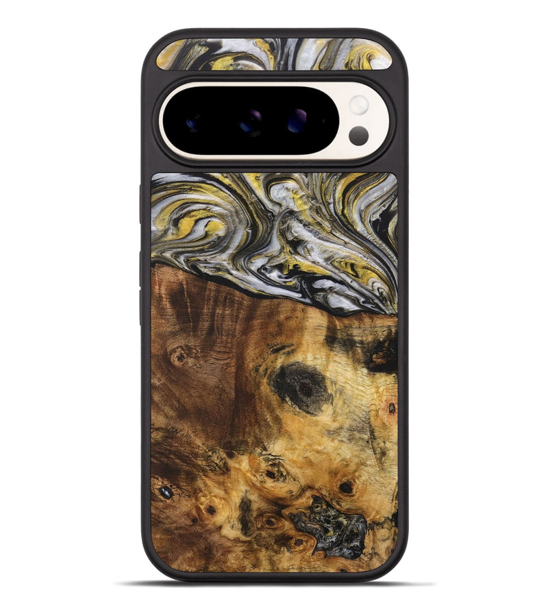 Pixel 9 Pro XL Wood Phone Case - Nari (Black & White, 729481)