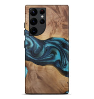 Galaxy S22 Ultra Wood Live Edge Phone Case - Gladys (Blue, 729500)