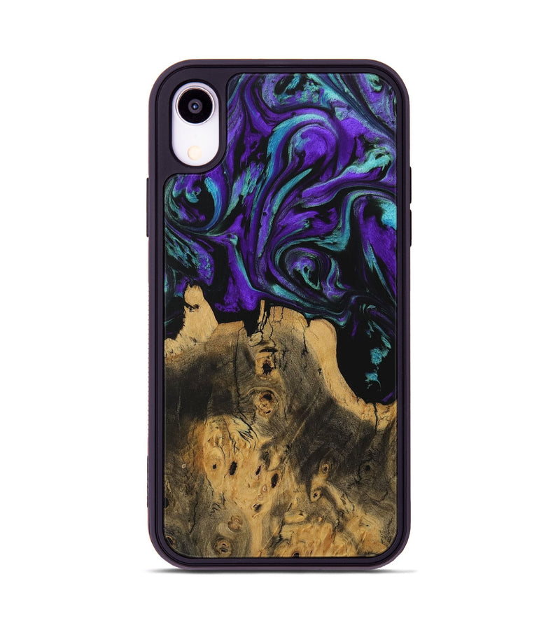 iPhone Xr Wood Phone Case - Dusty (Purple, 729525)