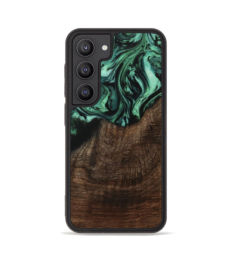 Galaxy S23 Wood Phone Case - Dillie (Green, 729543)