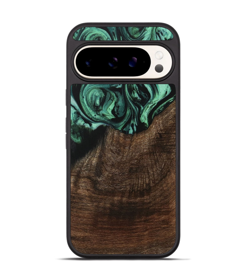 Pixel 9 Wood Phone Case - Dillie (Green, 729543)