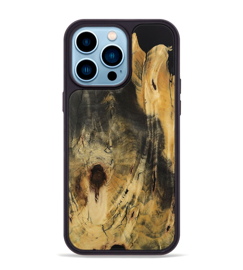 iPhone 14 Pro Max Wood Phone Case - Kindra (Wood Burl, 729548)