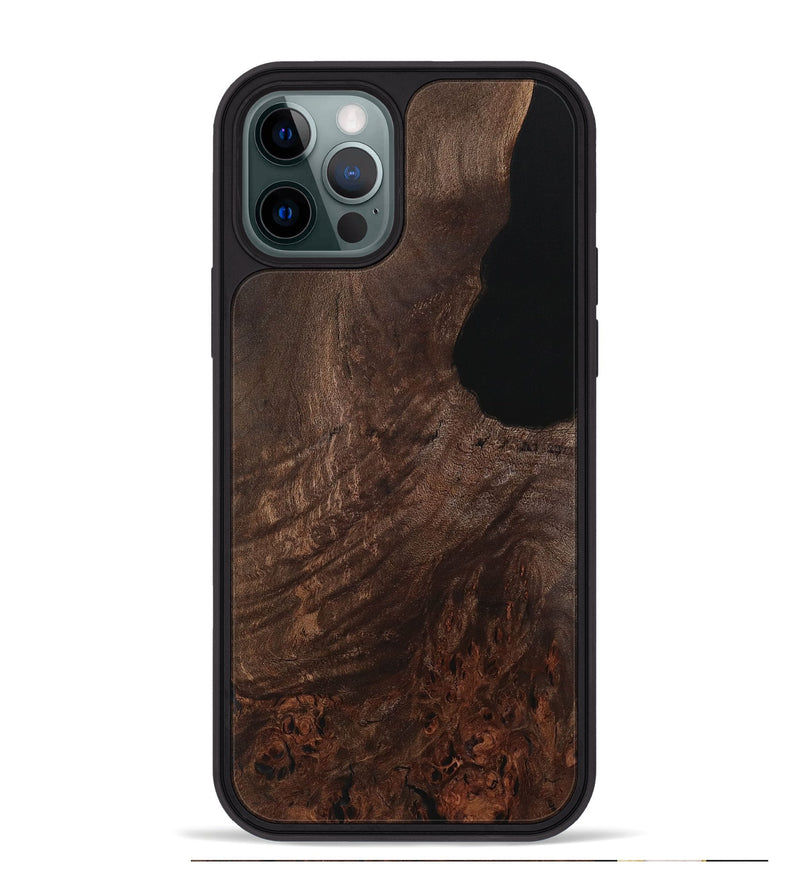 iPhone 12 Pro Max Wood Phone Case - Male (Wood Burl, 729551)