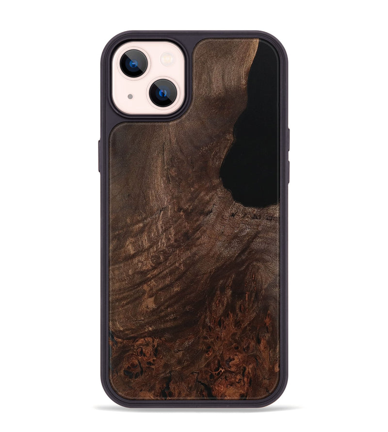 iPhone 14 Plus Wood Phone Case - Male (Wood Burl, 729551)