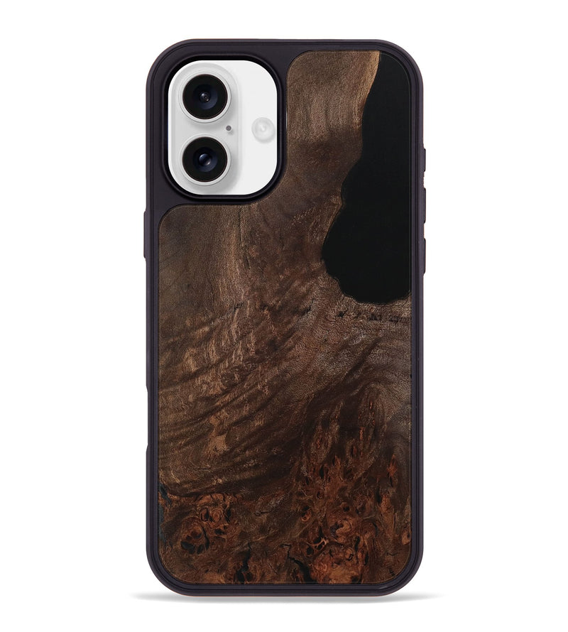 iPhone 16 Plus Wood Phone Case - Male (Wood Burl, 729551)