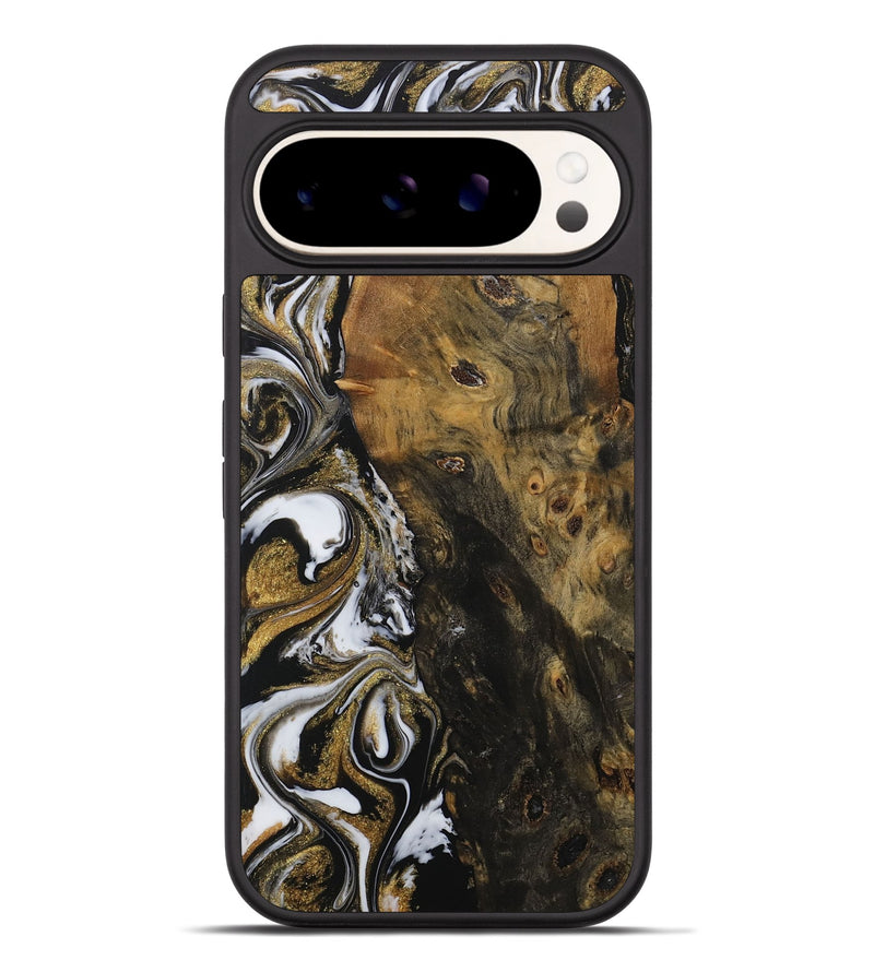 Pixel 9 Pro XL Wood Phone Case - Carolan (Black & White, 729560)