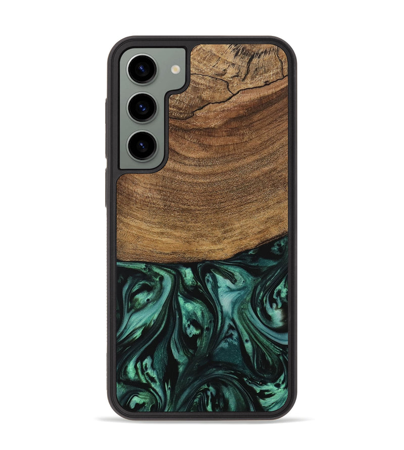 Galaxy S23 Plus Wood Phone Case - Derin (Green, 729571)