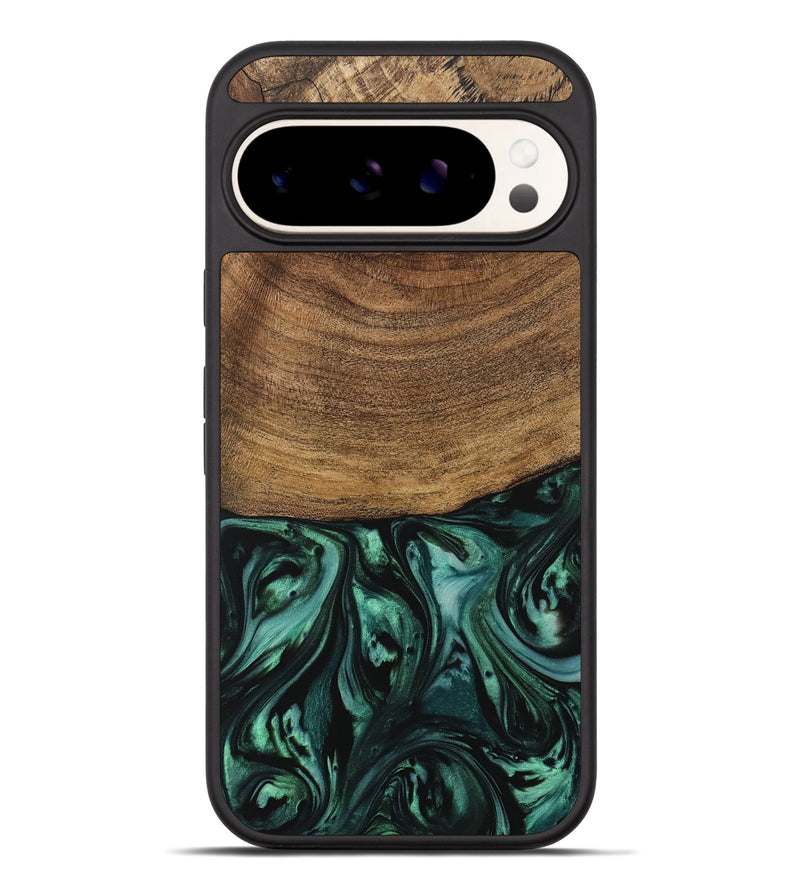 Pixel 9 Pro XL Wood Phone Case - Derin (Green, 729571)