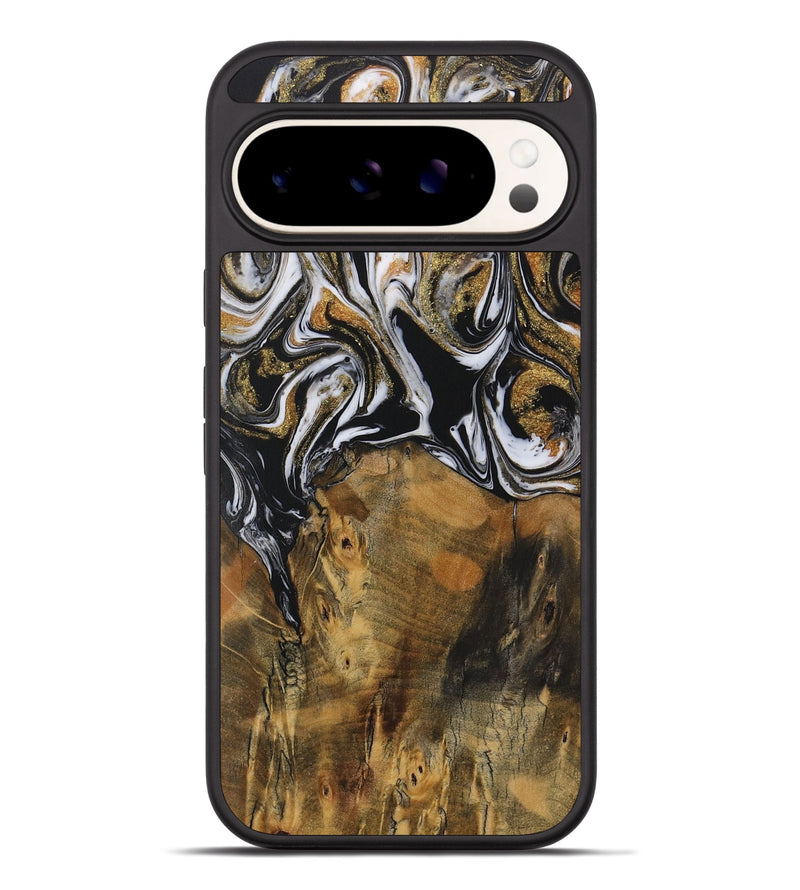 Pixel 9 Pro XL Wood Phone Case - Messa (Black & White, 729577)