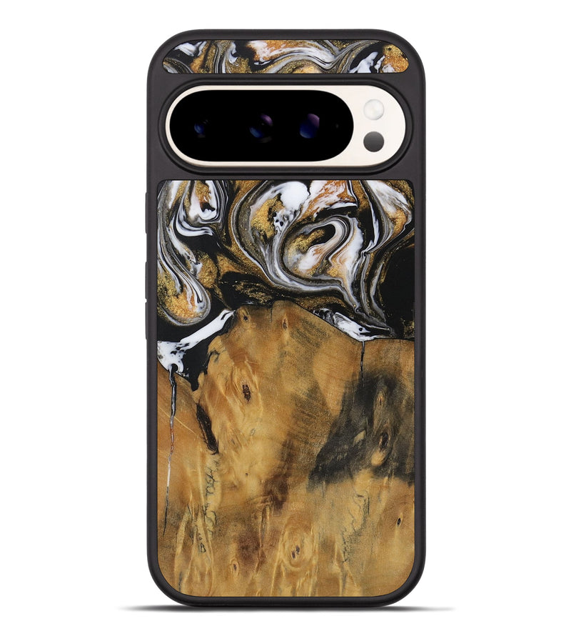 Pixel 9 Pro XL Wood Phone Case - Dellie (Black & White, 729586)