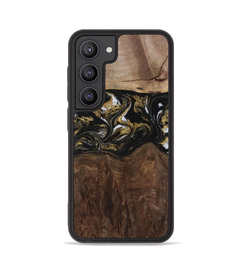 Galaxy S23 Wood Phone Case - MaryLou (Black & White, 729592)