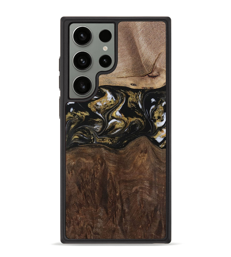 Galaxy S23 Ultra Wood Phone Case - MaryLou (Black & White, 729592)