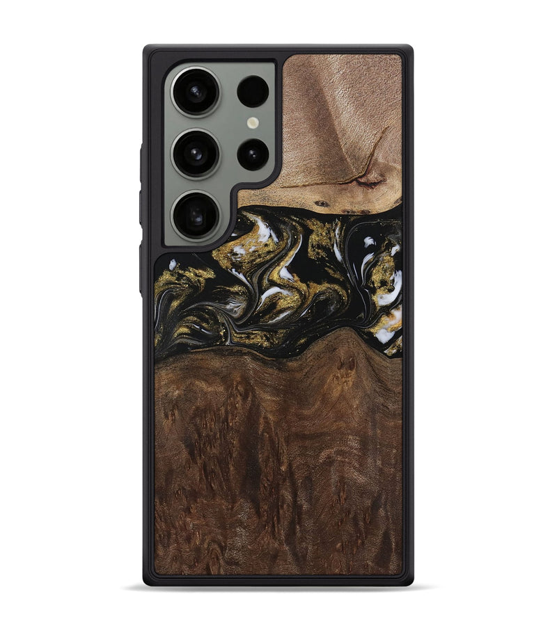 Galaxy S24 Ultra Wood Phone Case - MaryLou (Black & White, 729592)