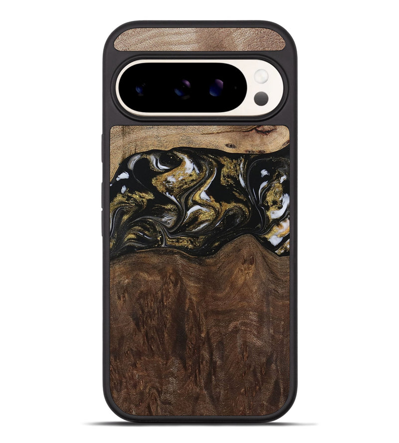 Pixel 9 Pro XL Wood Phone Case - MaryLou (Black & White, 729592)