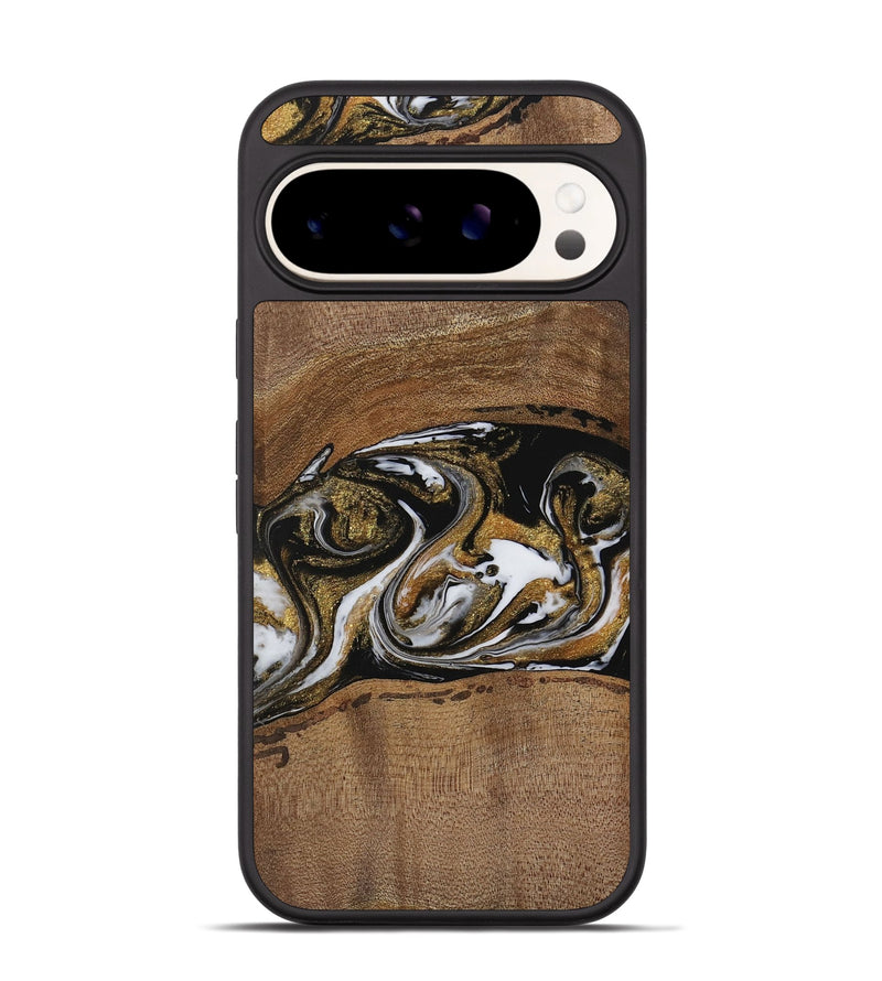 Pixel 9 Wood Phone Case - Ahmed (Black & White, 729595)