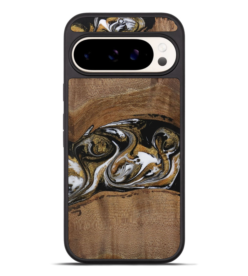 Pixel 9 Pro XL Wood Phone Case - Ahmed (Black & White, 729595)