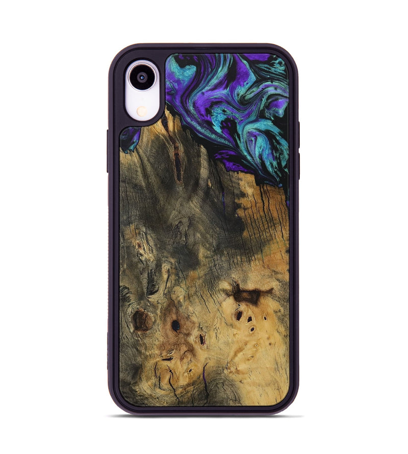 iPhone Xr Wood Phone Case - Aeriell (Purple, 729612)