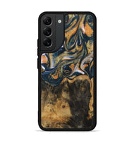 Galaxy S22 Plus Wood Phone Case - Gonzalo (Teal & Gold, 729615)