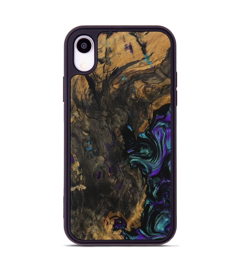 iPhone Xr Wood Phone Case - Perle (Purple, 729628)