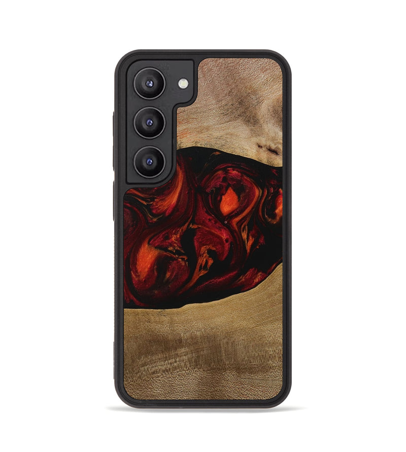 Galaxy S23 Wood Phone Case - Libbie (Red, 729630)