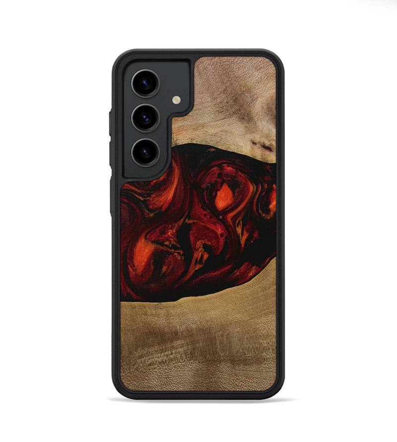 Galaxy S24 Wood Phone Case - Libbie (Red, 729630)