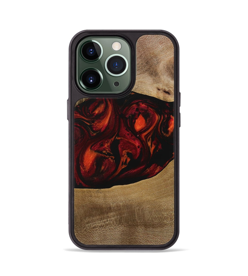 iPhone 13 Pro Wood Phone Case - Libbie (Red, 729630)