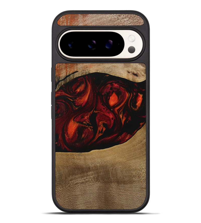 Pixel 9 Pro XL Wood Phone Case - Libbie (Red, 729630)