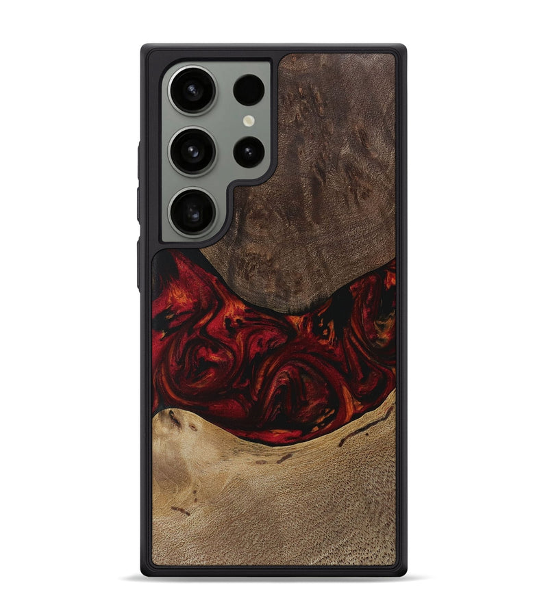 Galaxy S24 Ultra Wood Phone Case - Cornell (Red, 729638)