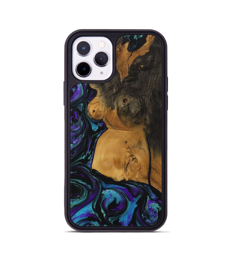 iPhone 11 Pro Wood Phone Case - Jemie (Purple, 729640)