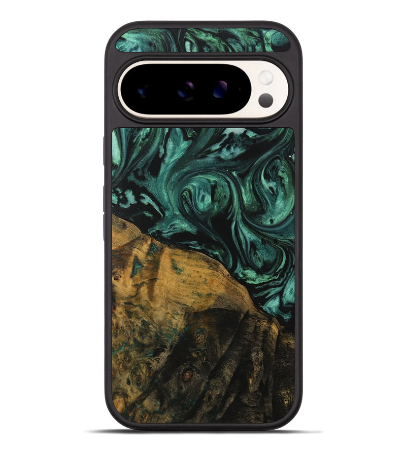 Pixel 9 Pro XL Wood Phone Case - Jovanny (Green, 729647)